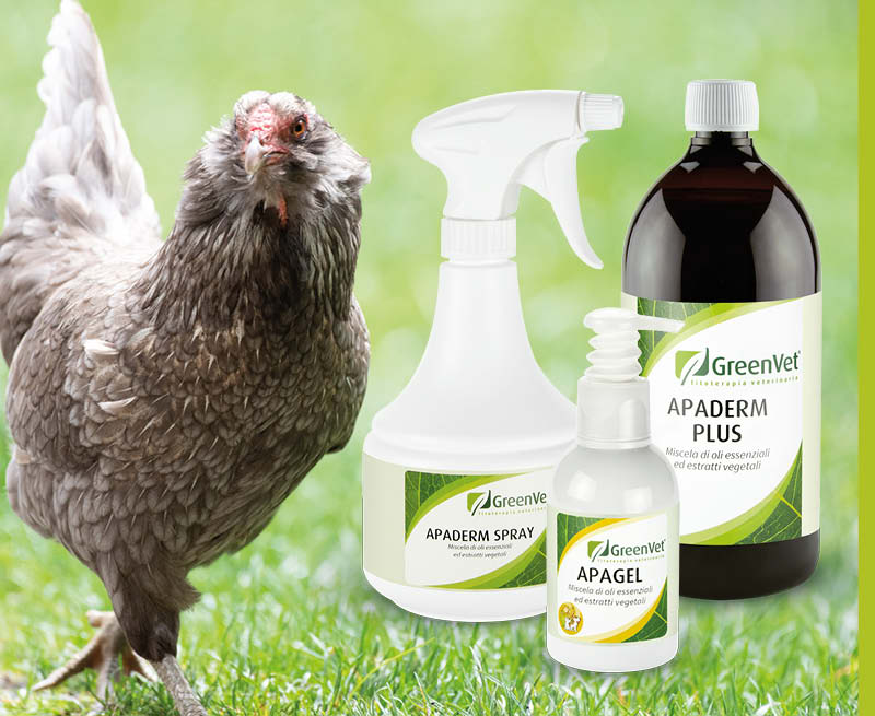 greenvet topical use products for poultry