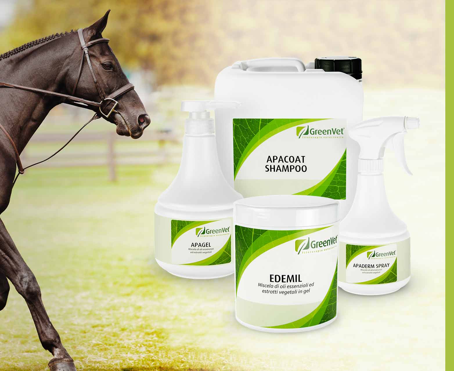 greenvet topical use products for equines